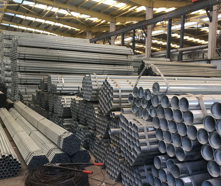 三门峡q235b热镀锌带钢管